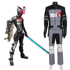 Halloweez Assassin Class Zero Costume | Premium Custom Made Battle Suit with Jacket, Pants, Gloves & Belt - Halloweez