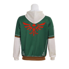 Cosplay Legend Zelda Link Zipper Up Hoodies Tops Jackets for Game Enthusiasts - Coscosmos