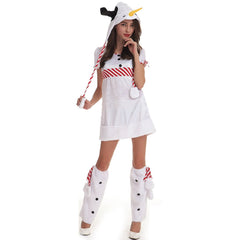 Halloweez Snowman Penguin Christmas Cosplay - European Style Sexy Holiday Outfit - Halloweez
