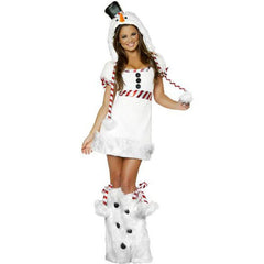 Halloweez Snowman Penguin Christmas Cosplay - European Style Sexy Holiday Outfit - Halloweez