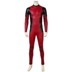 Crimson Comedian Cosplay Jumpsuit Outfit - Captain Pool 2 Halloween Costume - Coscosmos