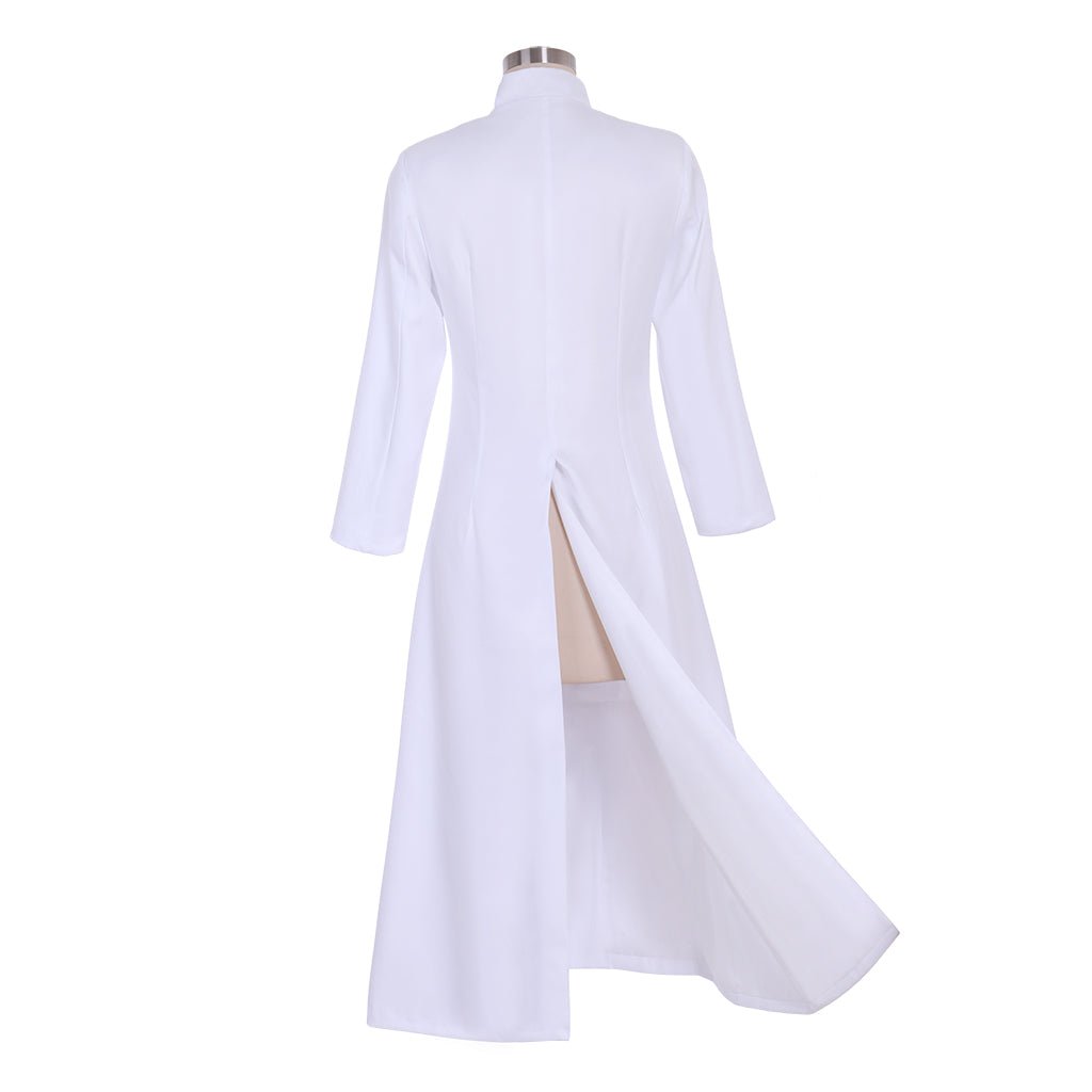 Custom Made Single - Breasted Roman Pastor Robe Cassock Clergy Vestment Costume for Women | Medieval Pulpit Cassock Outfit - Coscosmos