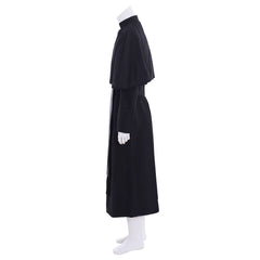 Custom Roman Clergyman Soutane Cassock Cosplay Costume - Medieval Clergy Robe | Coscomos - Coscosmos