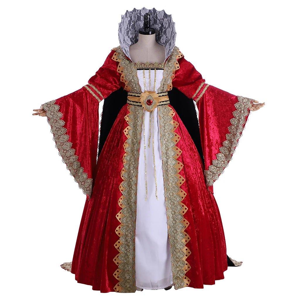 Custom Victorian Medieval Queen Gown - Cosplaydiy Fancy Dress Costume - Coscosmos