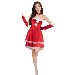 Adorable Loli Christmas Outfit, Weez Bunny Cosplay, Halloweez Bunny Girl Uniform for Festive Fun - Halloweez