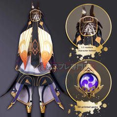 Halloweez Cyno The Eremite Genshin Impact Anime Cosplay Wig - Unisex Halloween Costume - Halloweez
