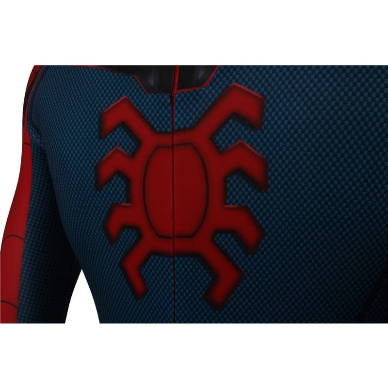 Halloweez Miles Morales Spider-Man Cosplay Suit - Superhero Zentai Bodysuit for Kids & Adults, Ideal for Halloween