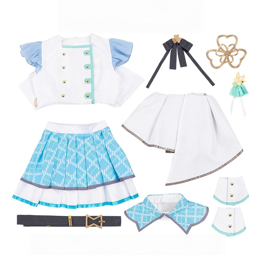Project Sekai Hinomori Shizuku Moremore Jump Cosplay Costume Anime Dress - Halloweez