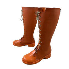 1831 Demon Slayer Kyojuro Rengoku Cosplay Shoes for Anime Conventions - Halloweez