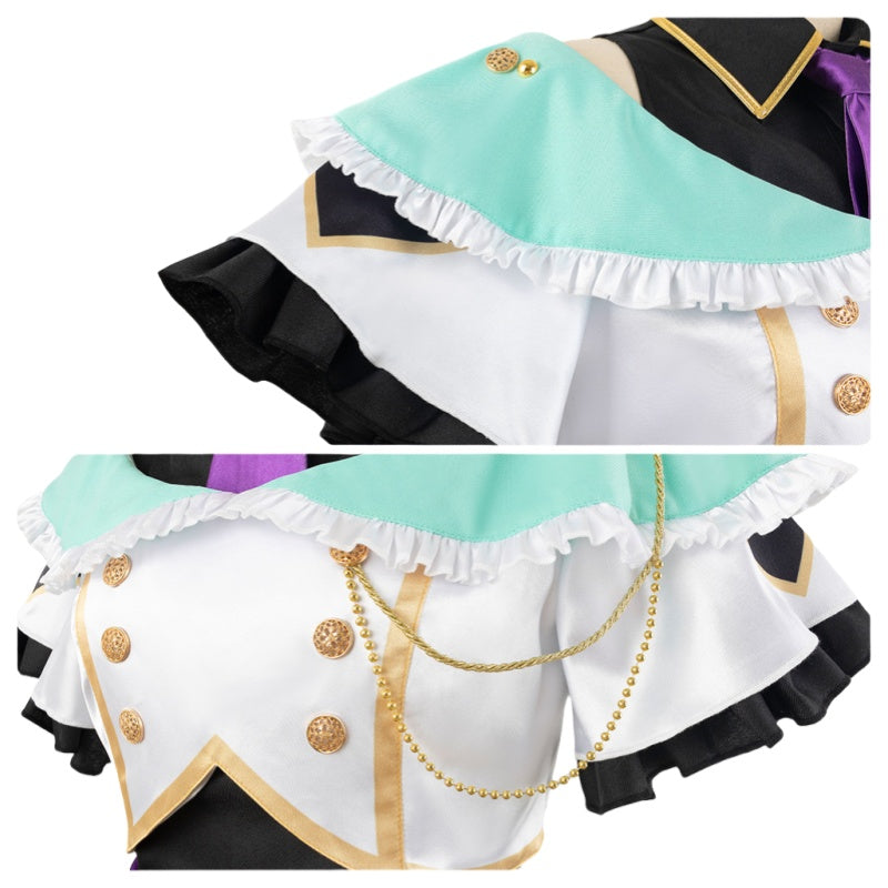 Virtual VTuber Elira Pendora Finana Ryugu Pomu Rainpuff Cosplay Dress - Anime Nijisanji EN Costume - Halloweez