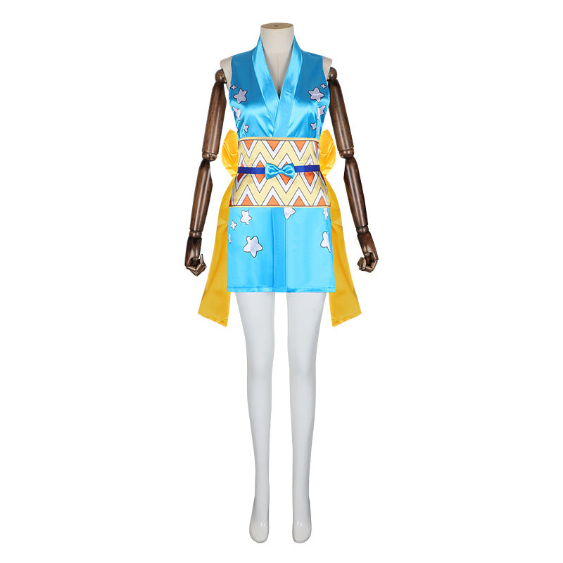 One Piece Nami Cosplay Costume - Wano Country Outfit for Halloween and Cosplay Events - Halloweez