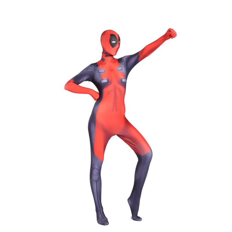 Deadpool and Wolverine Cosplay Costume Anime Tight Suit for Deadpool 3 Movie - Halloweez
