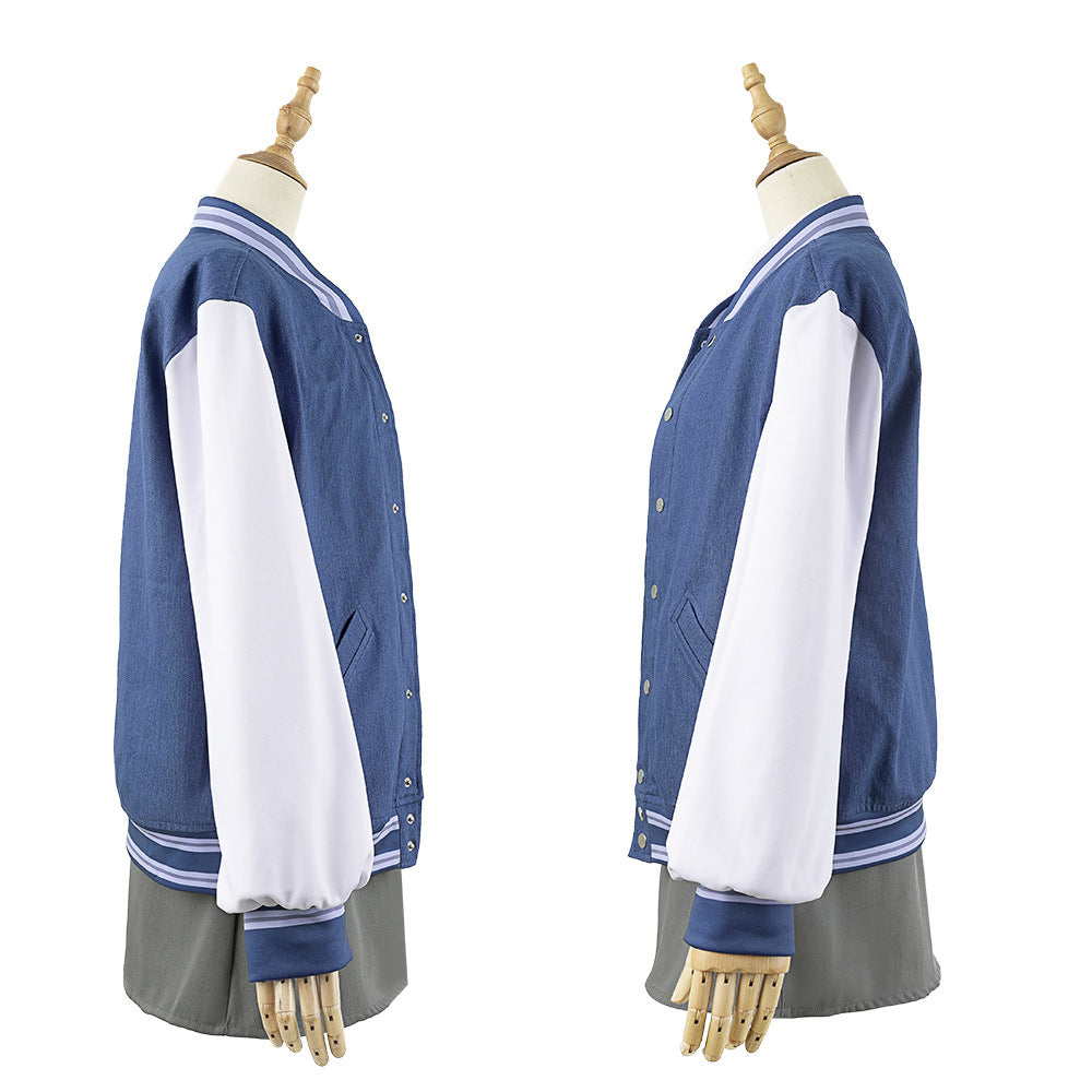 MyGO!!!! Cosplay Costume BanG Dream! Takamatsu Tomori Anime Girls Cowboy Baseball Suit Skirt - Halloweez