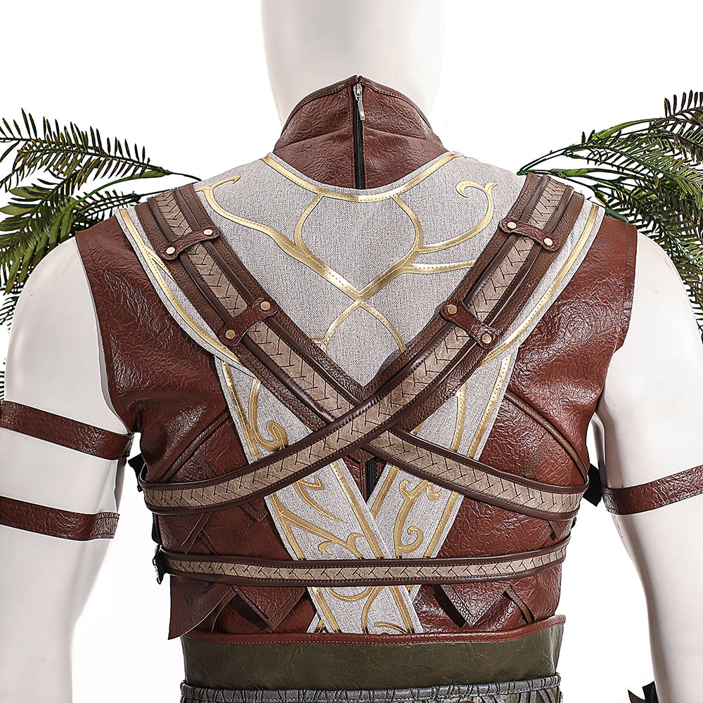 Baldur's Gate 3 Halsin Cosplay Costume | Deluxe Edition Druid Outfit for Men | Game Accurate Custom Made Set - Halloweez