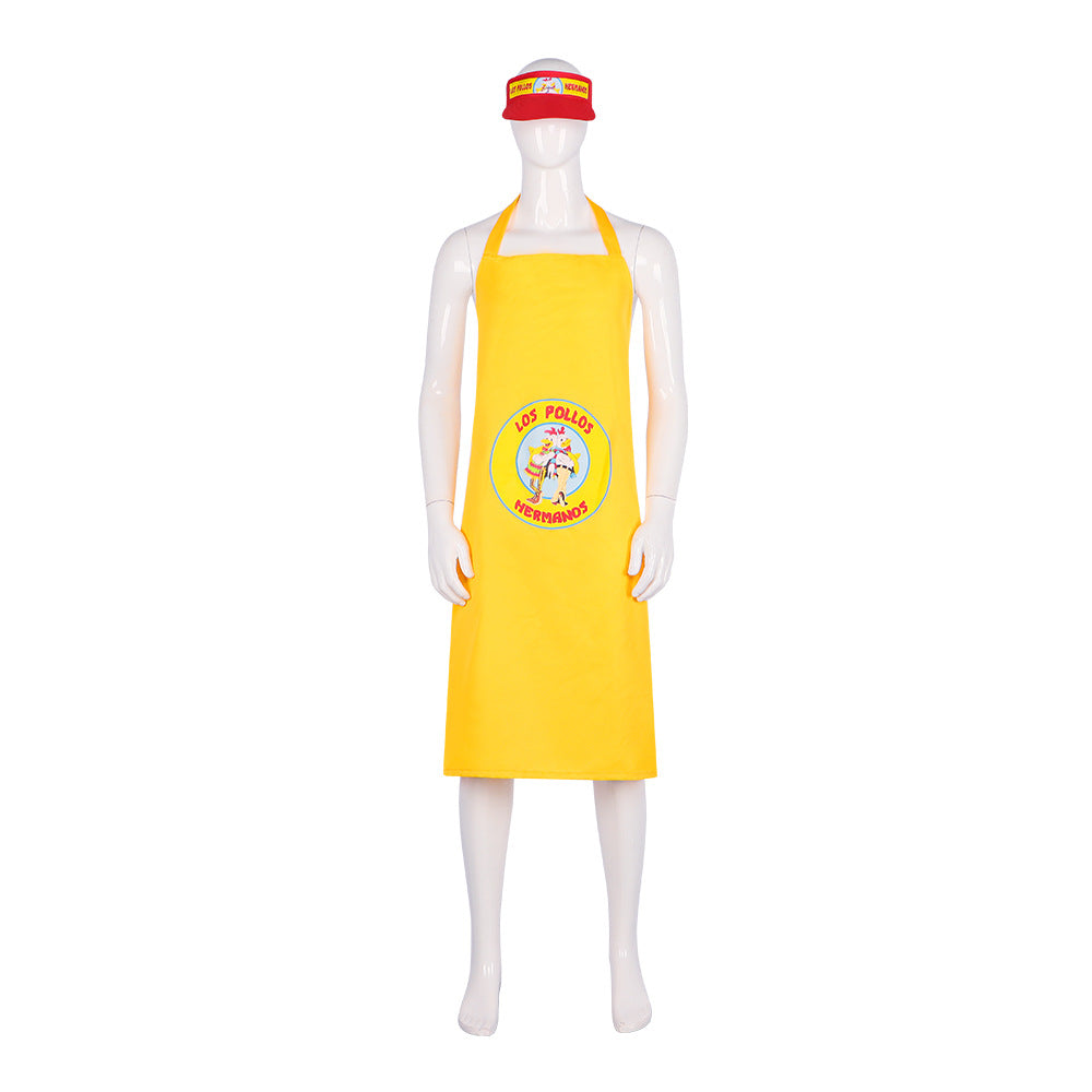 Breaking Bad LOS Pollos Hermanos Apron Hat Cosplay Costume - TV Series Outfit