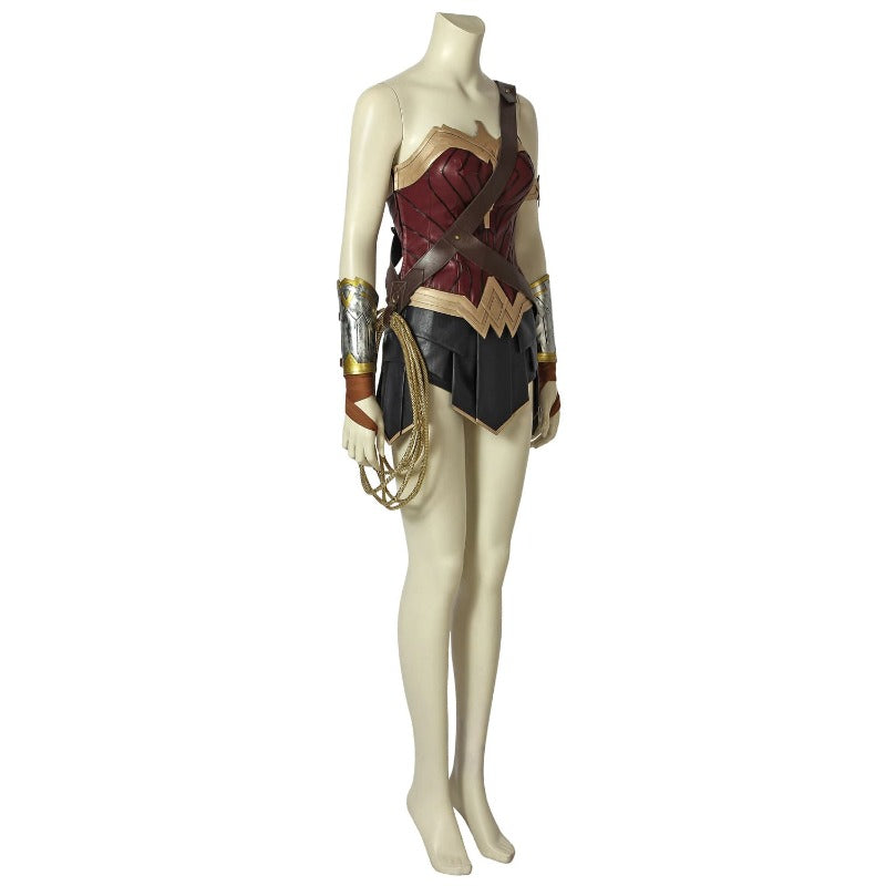 Halloweez Diana Prince Cosplay Classic Suit with Boots - Authentic Movie-Inspired Outfit