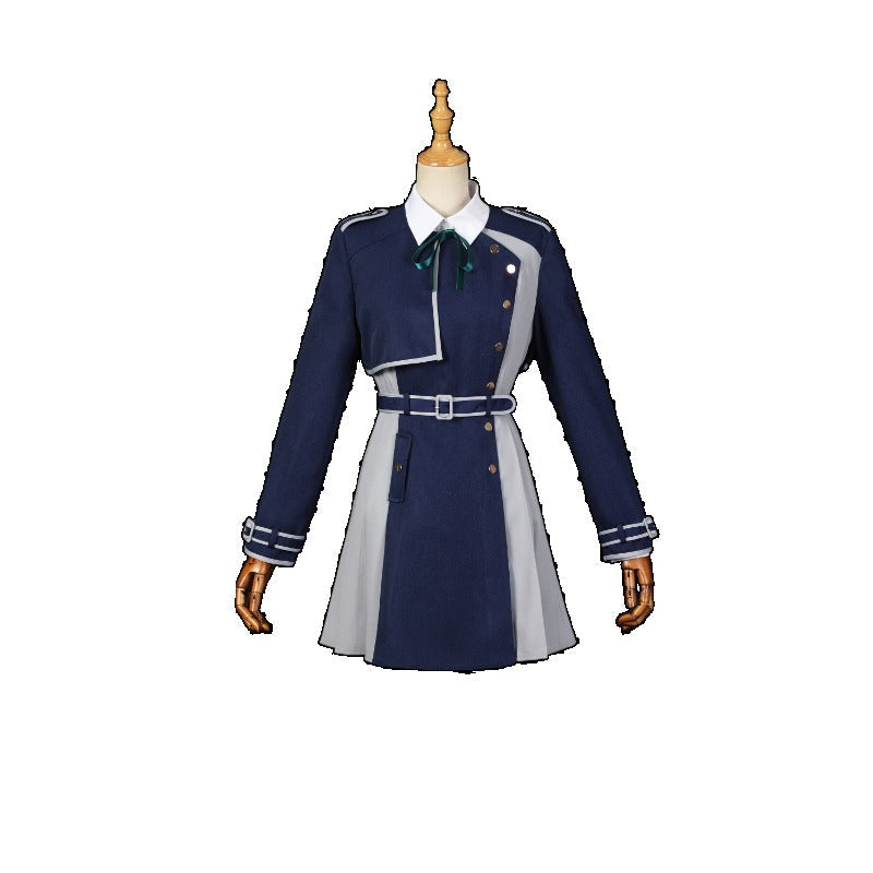 Halloweez Lycoris Recoil Inoue Takina Cosplay Costume - Authentic Japanese School Uniform