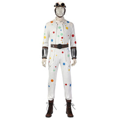 Halloweez Polka-Dot Man Costume - The Ultimate Suicide Squad 2 Cosplay Halloween Outfit with Shoes
