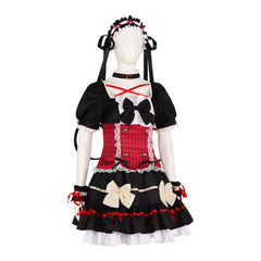 Horror Game Death Mansion Cosplay Costume Lolita Dress Maid Outfit Halloween Party Costume