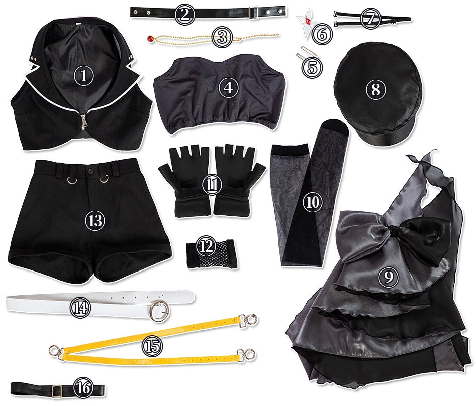 Blue Archive Ayane 2D Cosplay Anime Game Costume Women's Pants Idol Performance Outfit - Halloweez