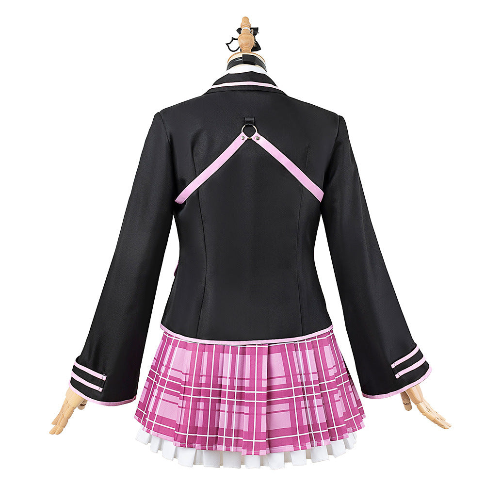 Virtual VTuber Minato Aqua Uniform Anime Costume Japanese School Set - Perfect for Cosplay - Halloweez