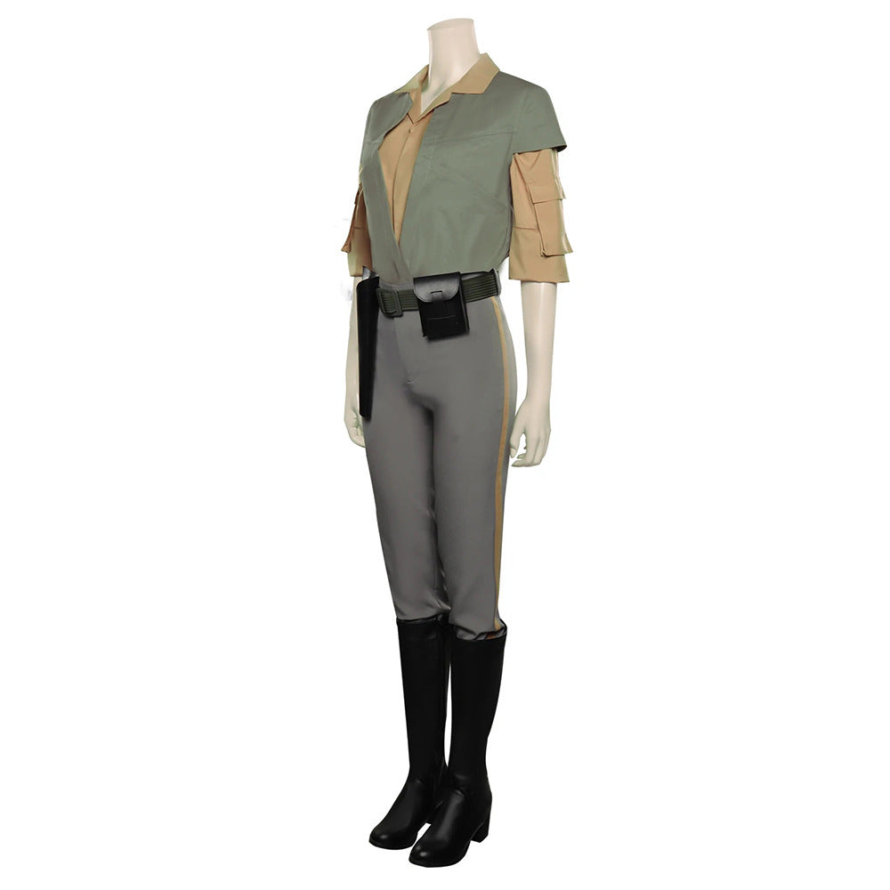 Leia Organa Solo Star Wars Return of the Jedi Cosplay Costume - Halloweez