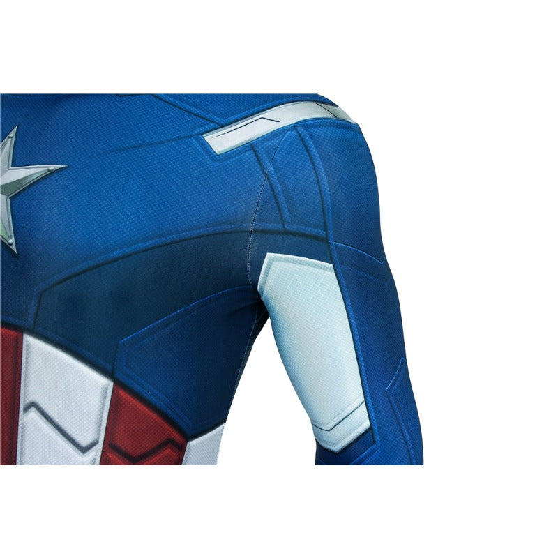 Halloweez Captain America Costume - Steve Rogers Avengers Cosplay Suit