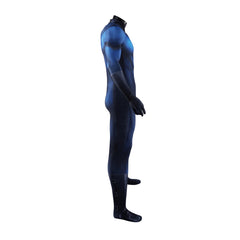 Fantastic Four Human Torch Cosplay Costume, Adult Full Body Spandex Jumpsuit 0716, Superhero Halloween Fancy Dress Outfit