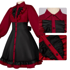 Medieval Gothic Dark Vampire Dress - Women's Cosplay Costume for Halloween - Halloweez