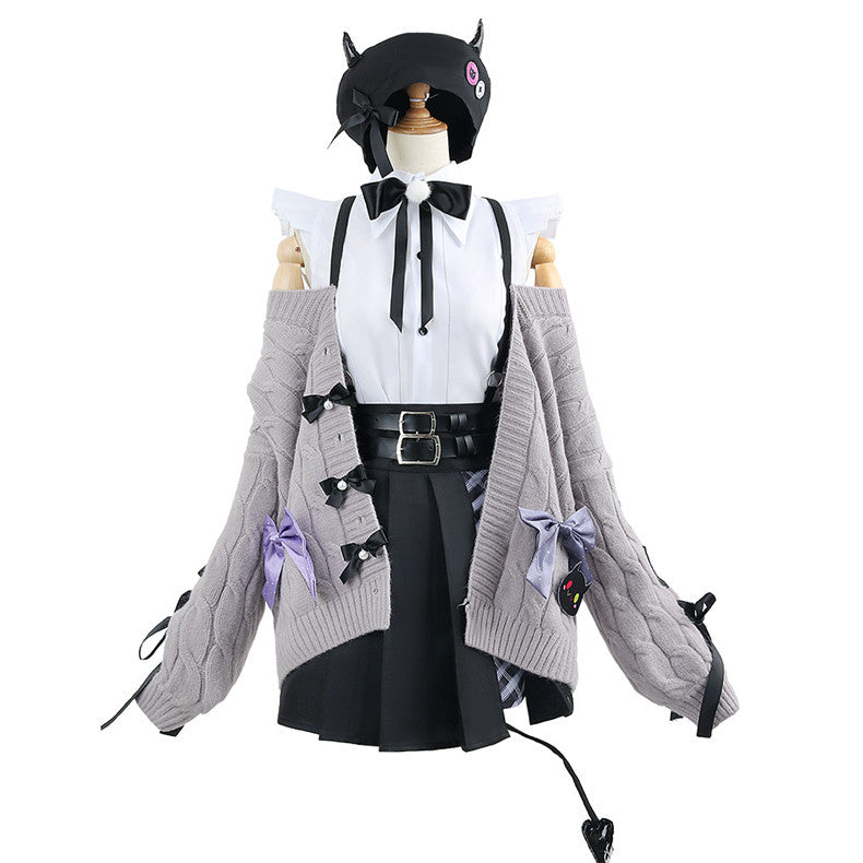 VTuber Tokoyami Towa Cosplay Costume Set - Anime VTuber Outfit for Fans - Halloweez