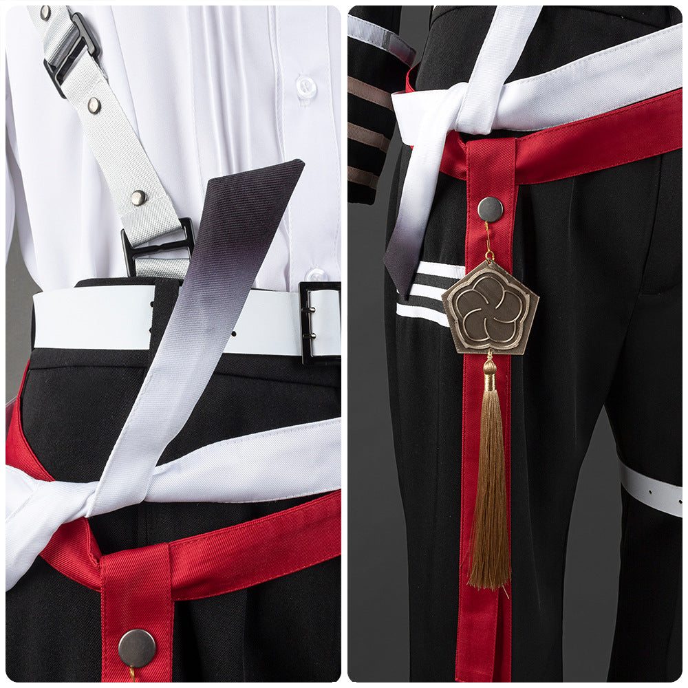 VTuber Tojiro Tsukishiro 2D Cosplay Anime Game Uniform Set for Men and Women - Halloweez