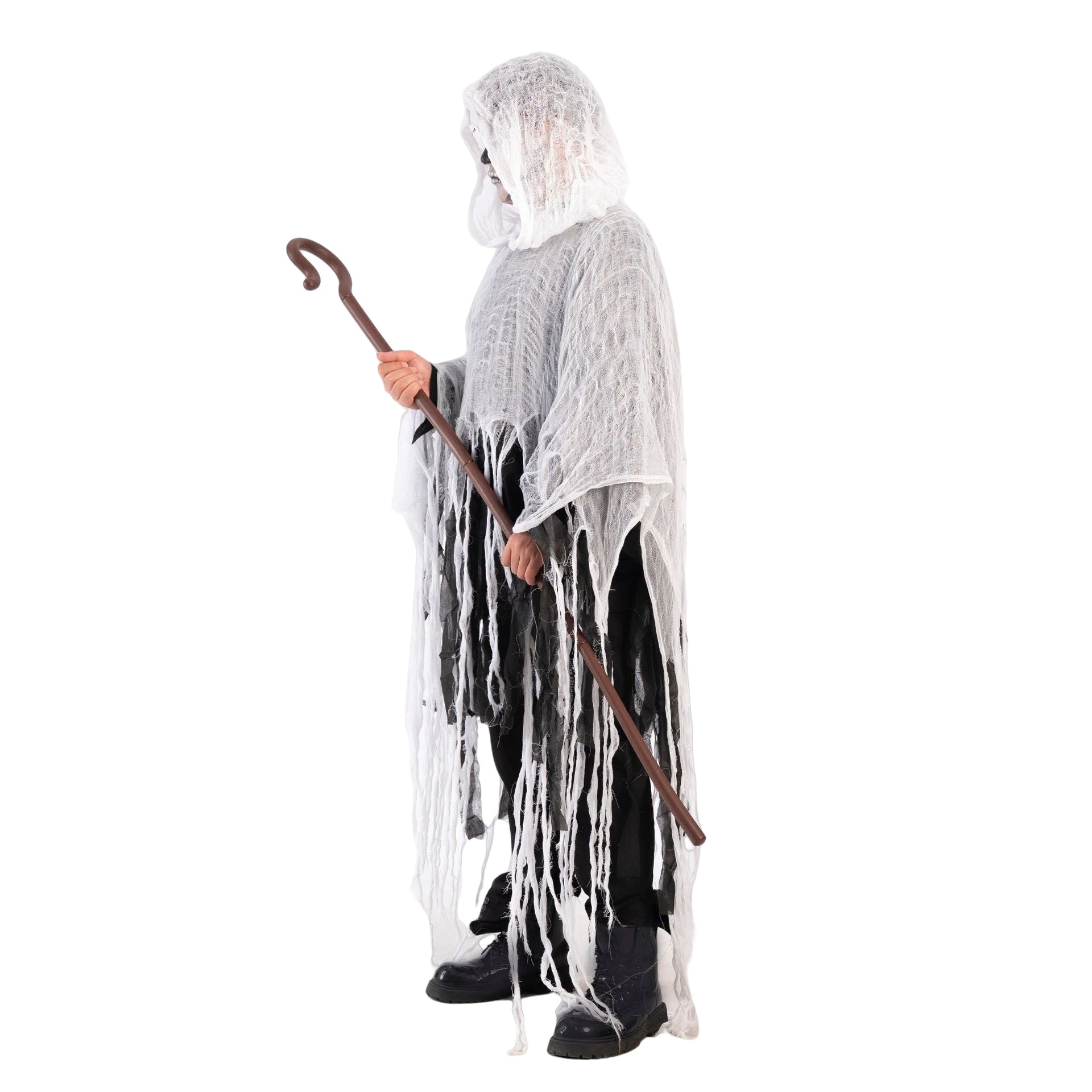 Halloween Adult Cape Wizard Cloak Grim Reaper Haunted House Accessories - Halloweez