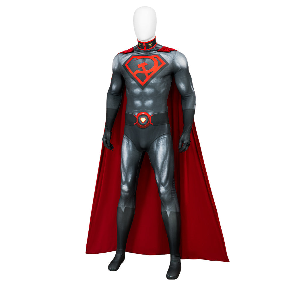 Halloweez Superman Red Son Cosplay Costume Full Set