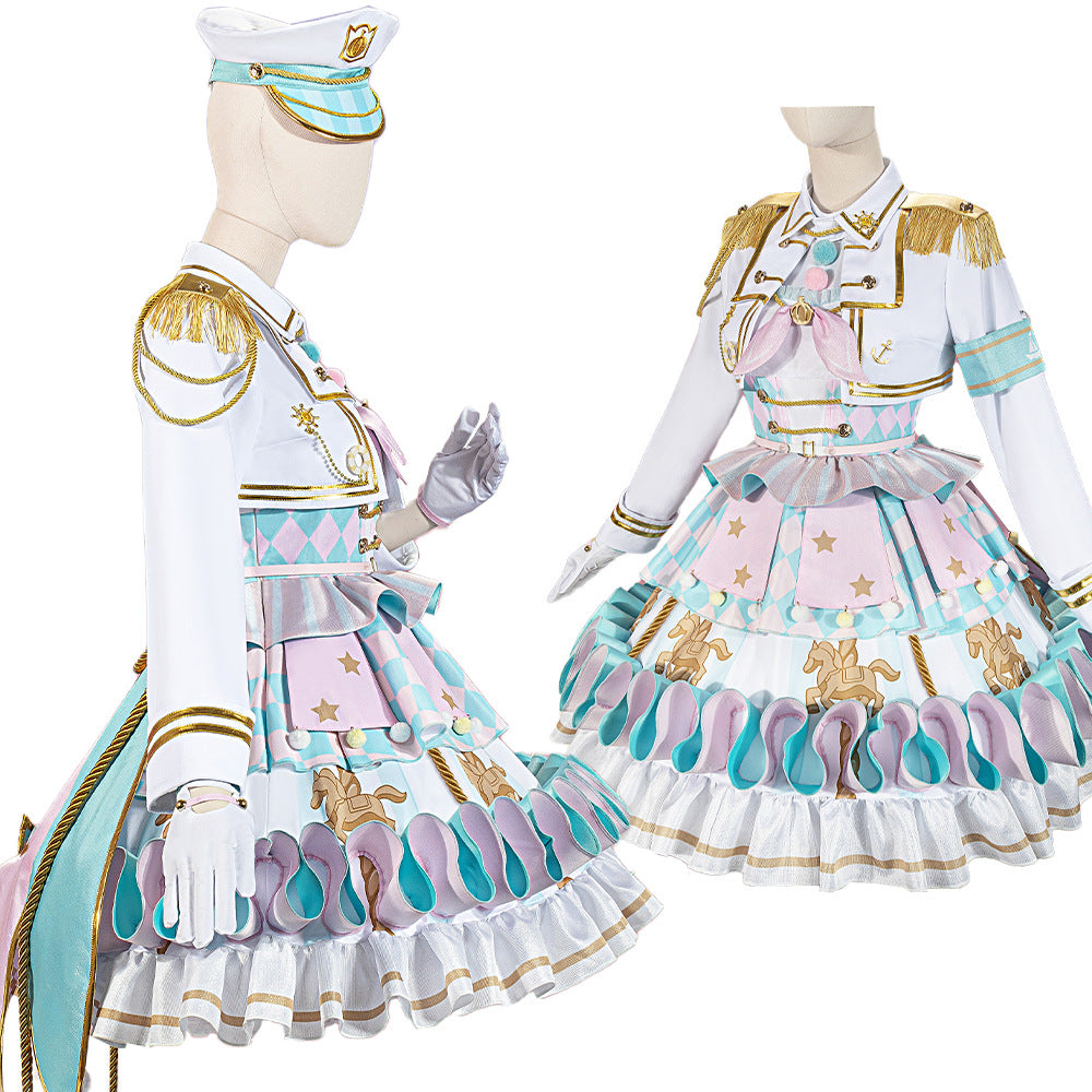 Bangdream Kokoro Tsurumaki Cosplay Costume Anime Game Dress Outfit - Halloweez