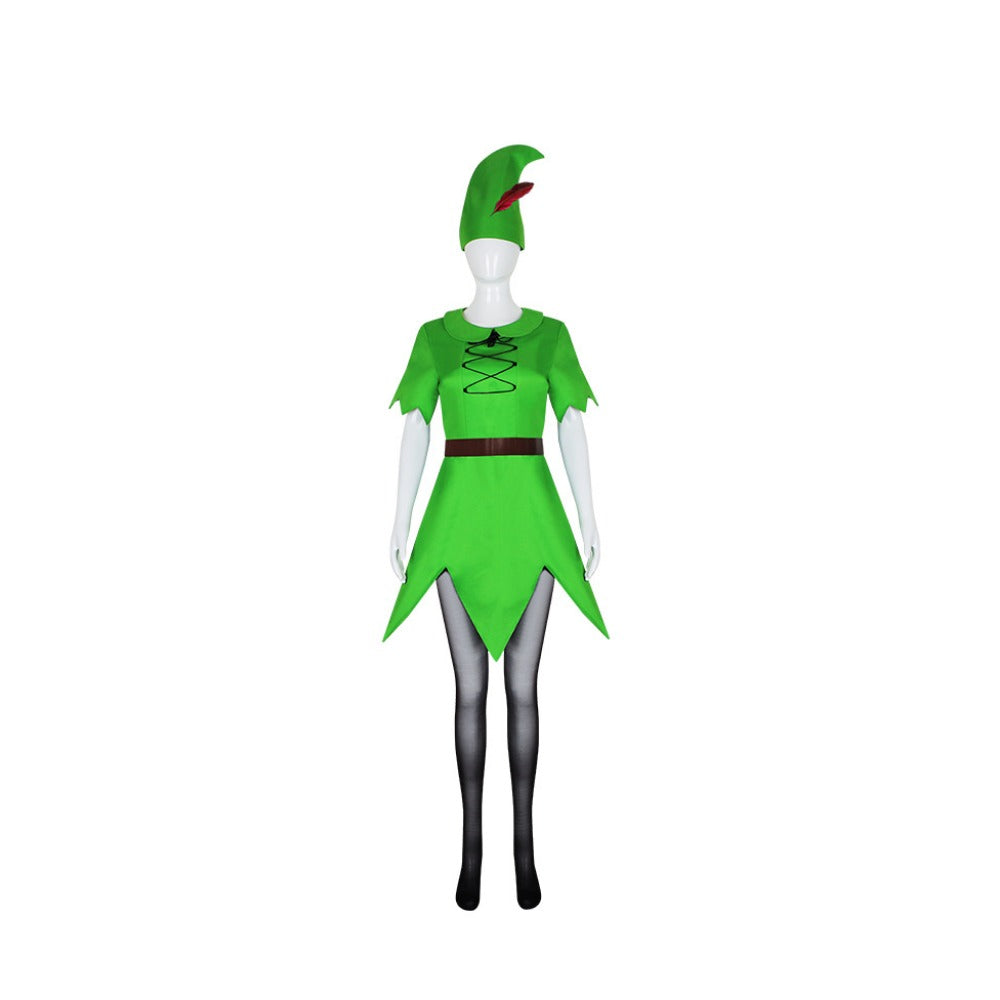 Magic House Mirabel Madrigal Cosplay Costume from Encanto - Parent-Child Children's Girl Dress Full Set with Backpack