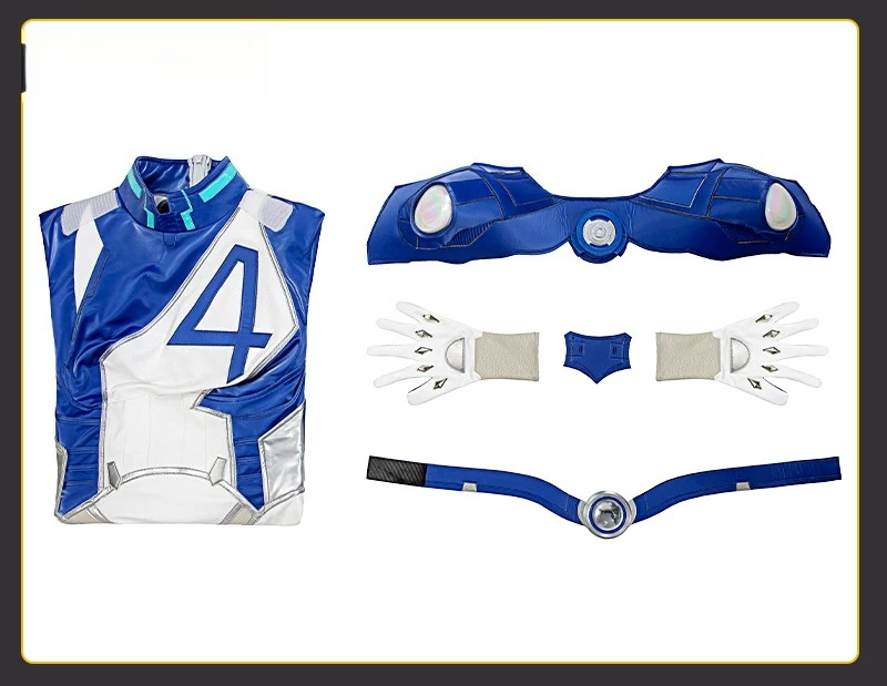 Invisible Woman Cosplay Outfit, Marvel Rivals Sue Storm Full Costume Women Role Play Suit for Game Cos - Halloweez