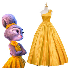 Zootopia 2 Inspired Judy Hopps Yellow Dress -  Character Costume