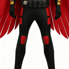DC Red Robin Tim Drake Cosplay Costume, Custom Made for Halloween & Comic‑Con
