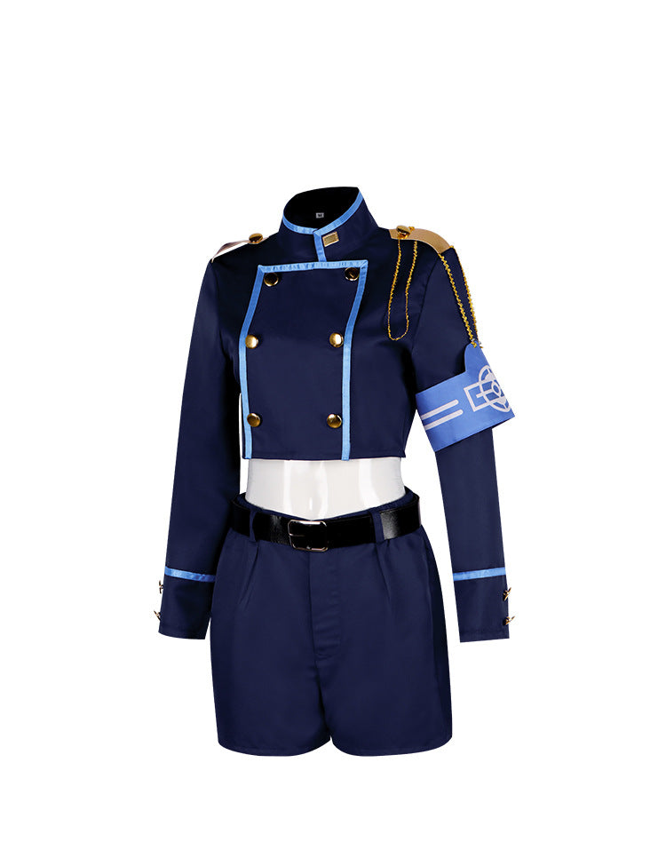 Azure Archive Cosplay Costume Blue Archive Railway Twin Academy Uniform Game Costume - Halloweez