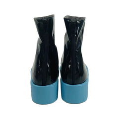 qy395 Hatsune Miku Cosplay Shoes Anime Cos Costume Footwear for Conventions - Halloweez