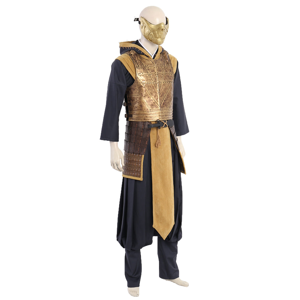 2021 Movie-Inspired Mortal Kombat Scorpion Hanzo Hasashi Halloweez Cosplay Costume