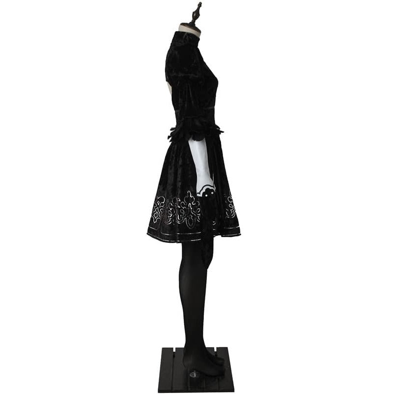 Halloweez Yorha 2B Cosplay Costume for Women - Perfect for Halloween & Carnival