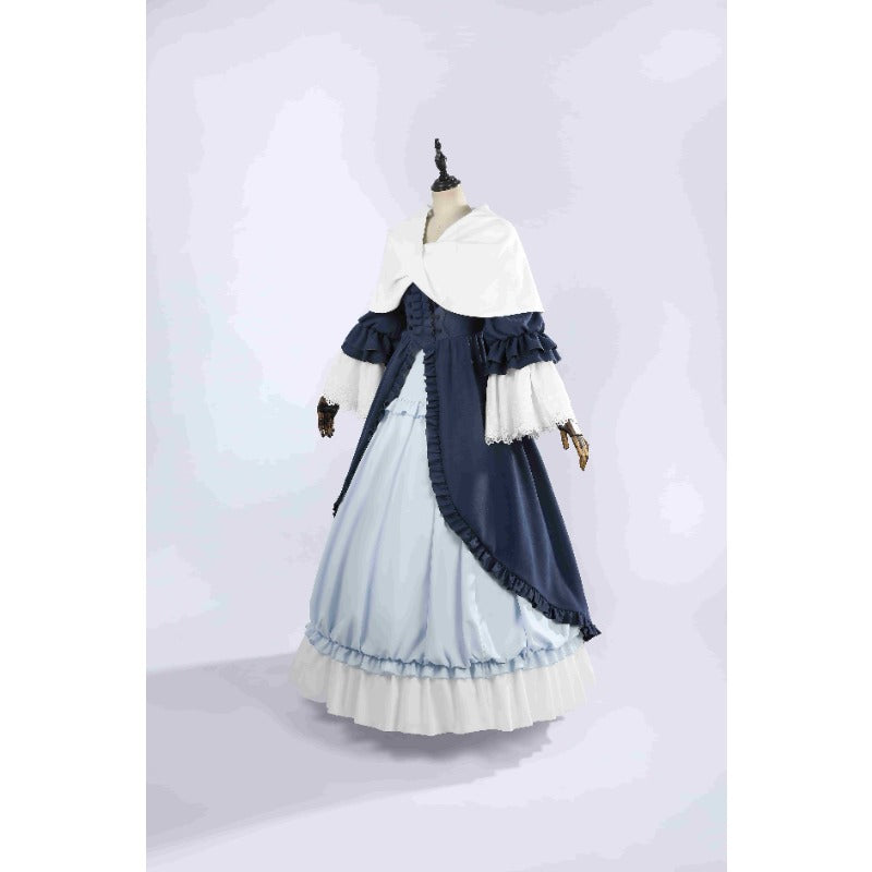 Halloweez Victorian Dress Cosplay Costume for Women - Timeless Elegant Historical Gown for Role Play