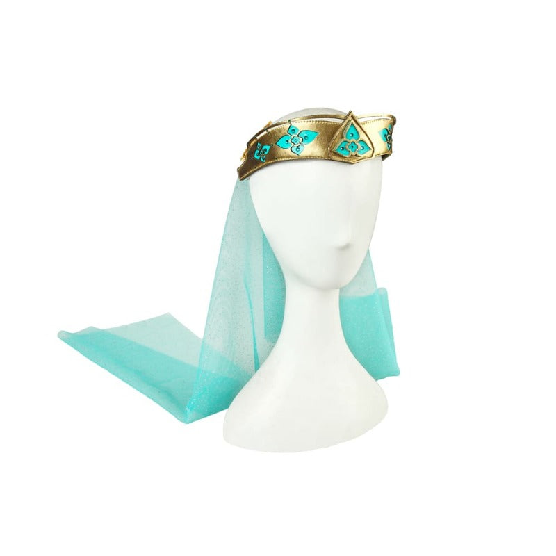 Halloweez Peacock Dress - Adult Princess Jasmine Cosplay Costume Inspired by Aladdin