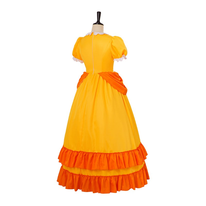 Stunning Rosalina Cosplay Dress with Crown - Halloween Daisy Princess Costume by Halloweez
