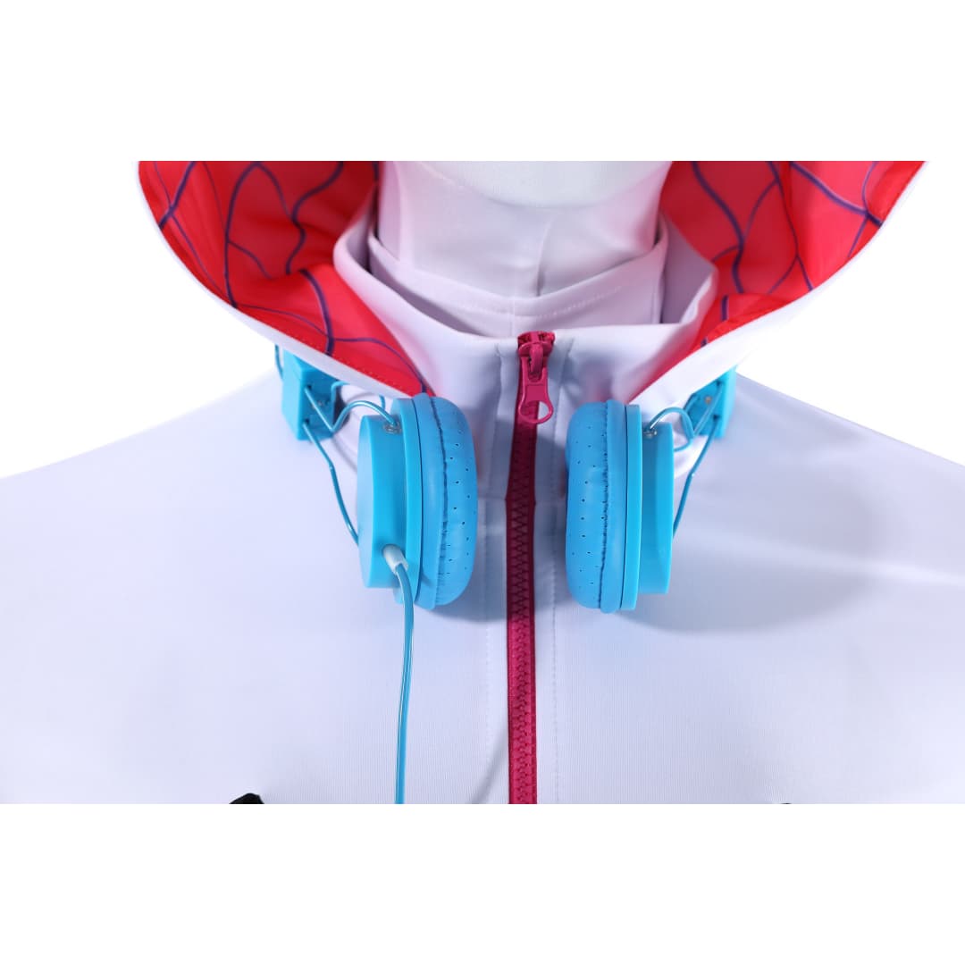 Spider-Man: Across the Spider-Verse Gwen Stacy Ghost-Spider Cosplay Costume - Halloweez