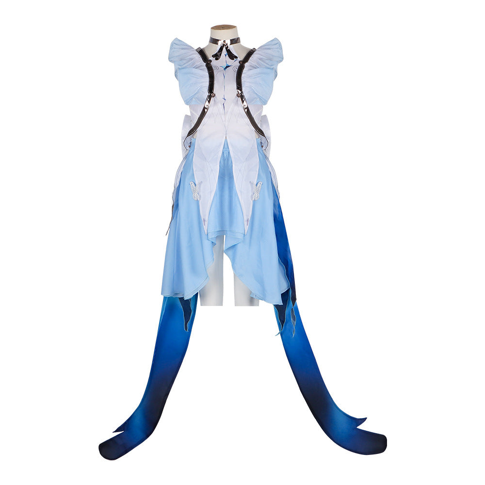 Wandering Coast Guard Cosplay Costume Game Same Outfit 2D Anime Comic Convention - Halloweez