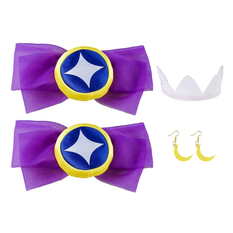 Conjunto de disfraz de Cosplay de Selene, Kaguya Madoka, Halloween | Traje y peluca unisex de Pretty Cure Anime