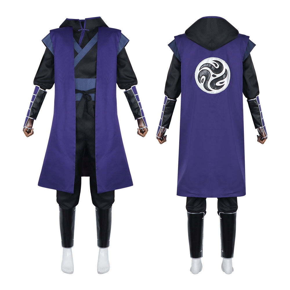 Assassin Wu Liuqi Shadow Assassin Seven Cosplay Costume - 2D Game Anime Clothing - Halloweez