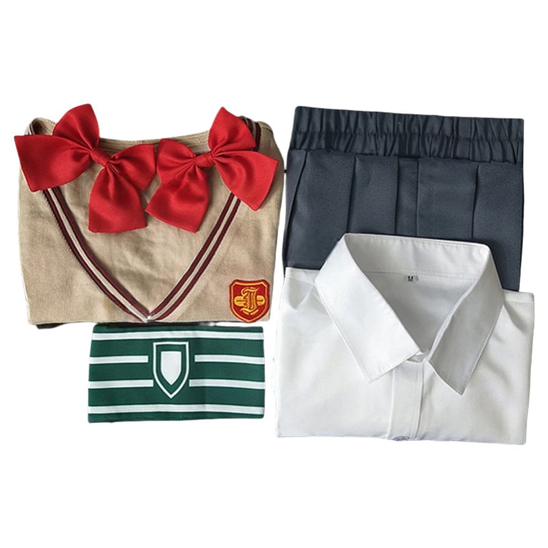 A Certain Scientific Railgun Misaka Mikoto Shirai Kuroko Tokiwadai School Uniform Cosplay Costume - Halloweez